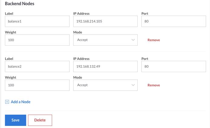 Adding another backend to the NodeBalancer&rsquo;s configuration.